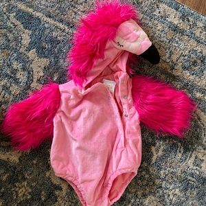 Pottery Barn Kids Flamingo costume (6-12 months)